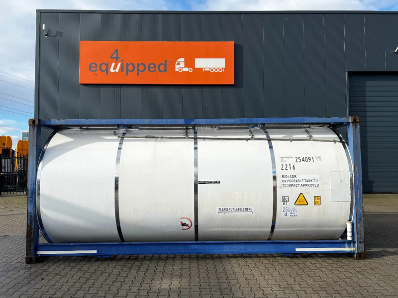 CIMC 20FT ISO, 25.070L/1-COMP/3 BAFFELS/4 manholes, ADR valid until 01/2027 - Storage tank: picture 2 CIMC 20FT ISO, 25.070L/1-COMP/3 BAFFELS/4 manholes, ADR valid until 01/2027 - Storage tank: picture 2