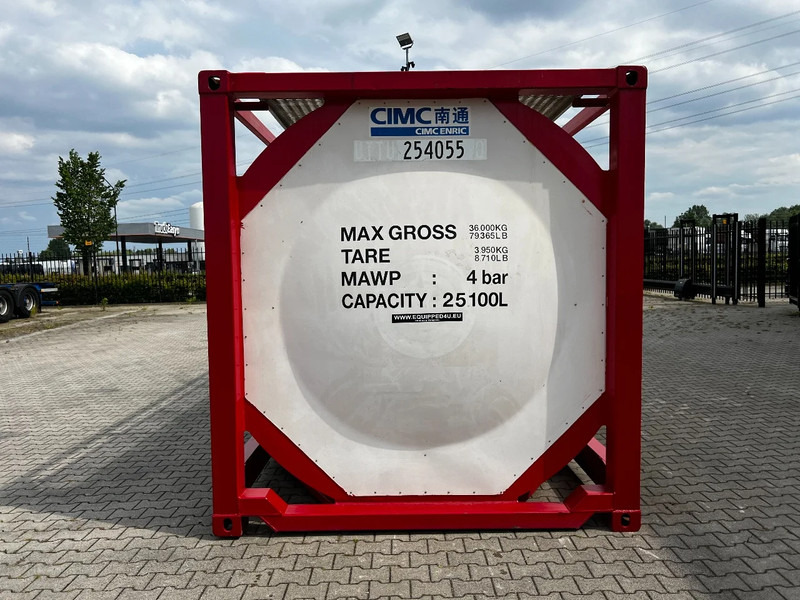 CIMC 20FT ISO, 25.100L/1-COMP/3 BAFFELS/4 manholes, ADR - Storage tank: picture 5 CIMC 20FT ISO, 25.100L/1-COMP/3 BAFFELS/4 manholes, ADR - Storage tank: picture 5