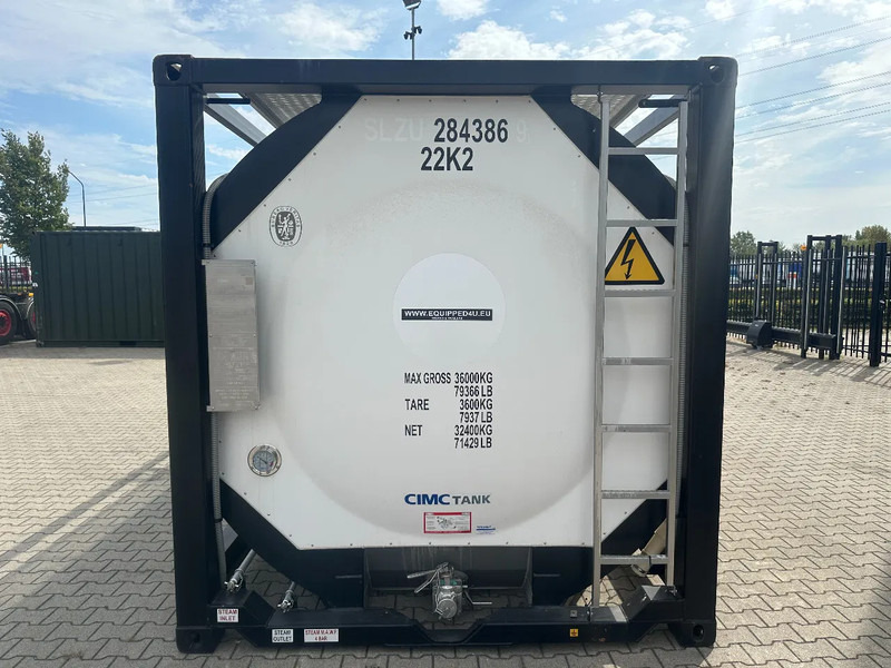 CIMC TOP: 2022, 20FT ISO, 25.030L, L4BN, UN Portable, T11, test: 1-2027 - Storage tank: picture 3 CIMC TOP: 2022, 20FT ISO, 25.030L, L4BN, UN Portable, T11, test: 1-2027 - Storage tank: picture 3