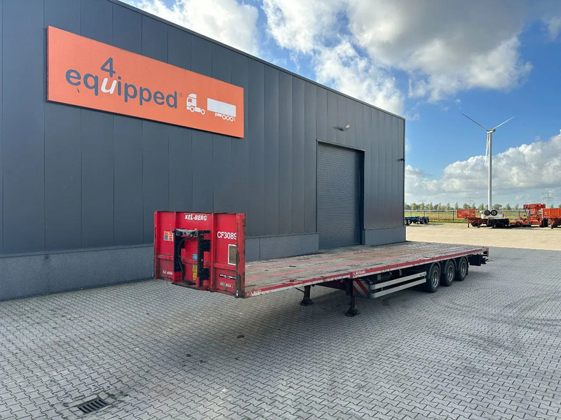 KEL-BERG HEAVY-DUTY MEGA PLATFORM, 1x 40FT / 2x 20FT HECKBÜNDIG, SAF + SCHEIBEBREMSEN, NL Auflieger - Dropside/ Flatbed semi-trailer: picture 1 KEL-BERG HEAVY-DUTY MEGA PLATFORM, 1x 40FT / 2x 20FT HECKBÜNDIG, SAF + SCHEIBEBREMSEN, NL Auflieger - Dropside/ Flatbed semi-trailer: picture 1