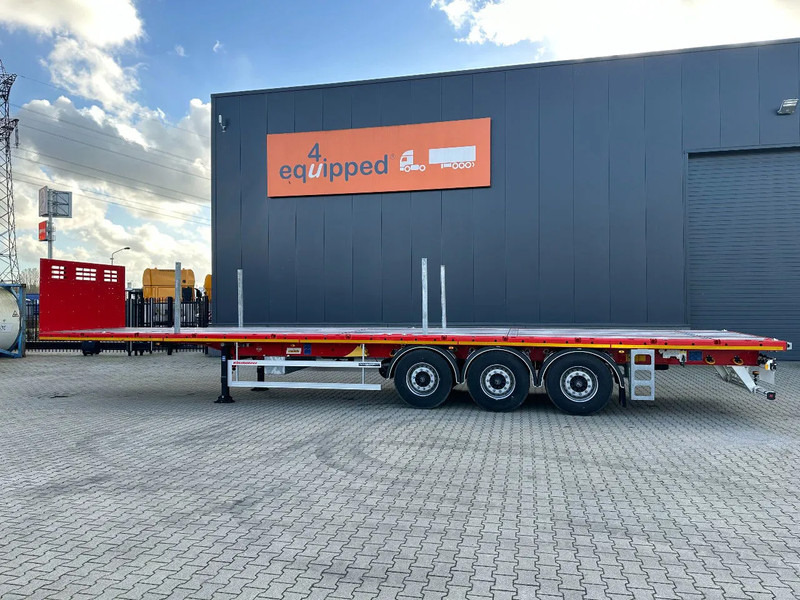 Kässbohrer nieuwe, direct leverbare Heavy-Duty platte oplegger, Heckbündig, Twistlocks (1x 40FT / 2x 20FT), rongpotten, schijfremmen, NL-re - Dropside/ Flatbed semi-trailer: picture 2 Kässbohrer nieuwe, direct leverbare Heavy-Duty platte oplegger, Heckbündig, Twistlocks (1x 40FT / 2x 20FT), rongpotten, schijfremmen, NL-re - Dropside/ Flatbed semi-trailer: picture 2