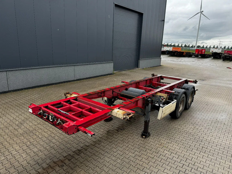 Krone 2-assig 20FT chassis, BPW + trommel, luchtvering, leeggewicht: 3.180kg - Container transporter/ Swap body semi-trailer: picture 5 Krone 2-assig 20FT chassis, BPW + trommel, luchtvering, leeggewicht: 3.180kg - Container transporter/ Swap body semi-trailer: picture 5