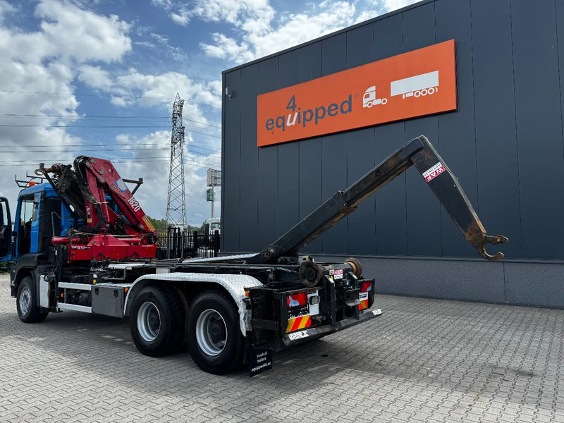 MAN TGS 33.440 6x4, EURO-4, HMF 1823 Crane + VDL HOOK, full spring, manual gearbox, MOT 03/2026 - Hook lift truck, Crane truck: picture 5 MAN TGS 33.440 6x4, EURO-4, HMF 1823 Crane + VDL HOOK, full spring, manual gearbox, MOT 03/2026 - Hook lift truck, Crane truck: picture 5