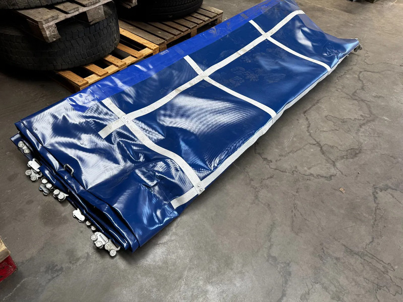 Groenewegen SET nieuwe blauwe XL zeilen (RAL 5013) voor Groenewegen schuifzeiloplegger - Spare parts: picture 1 Groenewegen SET nieuwe blauwe XL zeilen (RAL 5013) voor Groenewegen schuifzeiloplegger - Spare parts: picture 1