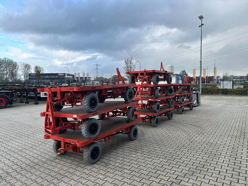 Still + 10x 2016 MAFI double-steered and connectable heavy-duty trailers with 6000kg loading capacity - Dropside/ Flatbed trailer: picture 4 Still + 10x 2016 MAFI double-steered and connectable heavy-duty trailers with 6000kg loading capacity - Dropside/ Flatbed trailer: picture 4