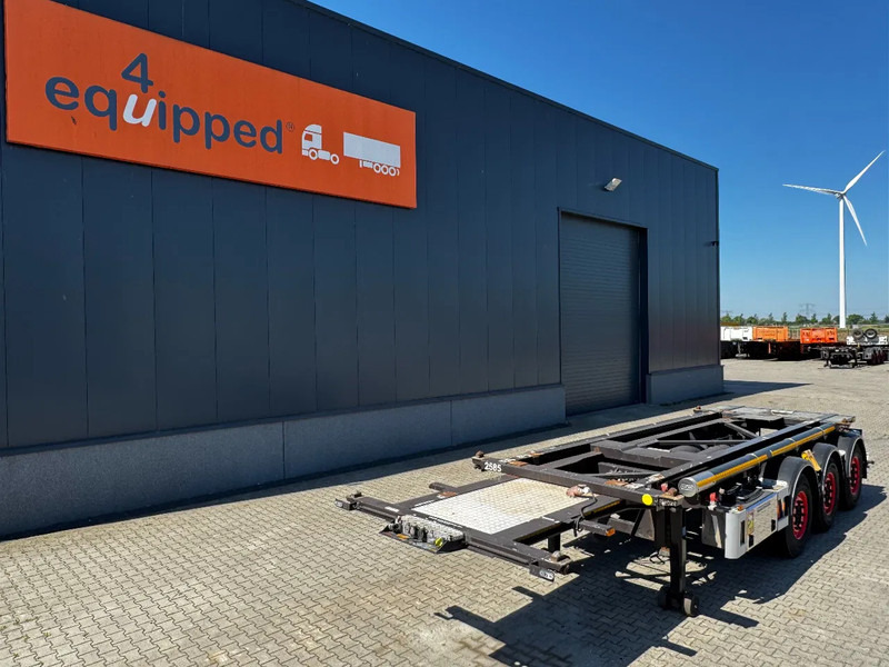 Van Hool 20FT, 66°/380V Tipping-chassis, ADR (EX/II, EX/III, FL, AT), SAF, 2 liftaxles, MOT - Container transporter/ Swap body semi-trailer: picture 3 Van Hool 20FT, 66°/380V Tipping-chassis, ADR (EX/II, EX/III, FL, AT), SAF, 2 liftaxles, MOT - Container transporter/ Swap body semi-trailer: picture 3