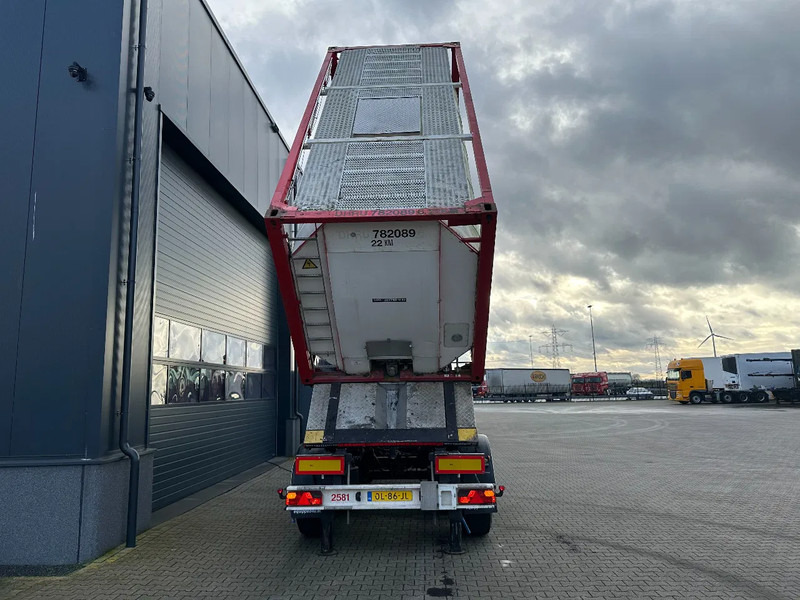 Container transporter/ Swap body semi-trailer Van Hool 20FT, 66° Tipping-chassis, ADR (EX/II, EX/III, FL, AT), SAF, 2 liftaxles, 380V: picture 18