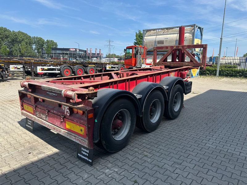 Van Hool 3 AXLE 20FT TIPPING-CHASSIS, BPW + disc, liftaxle, steering axle, BROKEN HYVA-CYLINDER - Container transporter/ Swap body semi-trailer: picture 4 Van Hool 3 AXLE 20FT TIPPING-CHASSIS, BPW + disc, liftaxle, steering axle, BROKEN HYVA-CYLINDER - Container transporter/ Swap body semi-trailer: picture 4