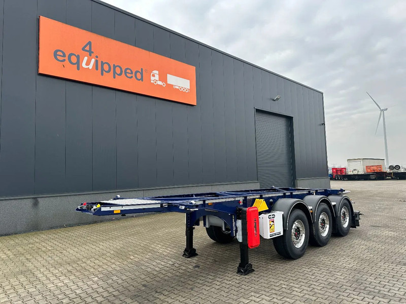 Van Hool NEW / DIRECT AVAILABLE 20FT / 20FT SWAP ADR-CHASSIS, DISCBRAKES, 3x available, ALU WHEELS - Container transporter/ Swap body semi-trailer: picture 1 Van Hool NEW / DIRECT AVAILABLE 20FT / 20FT SWAP ADR-CHASSIS, DISCBRAKES, 3x available, ALU WHEELS - Container transporter/ Swap body semi-trailer: picture 1