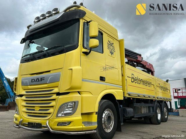 DAF XF 480/HMF 2530 L-CR Kran/Lenk/Lift/Baustoff - Crane truck: picture 2 DAF XF 480/HMF 2530 L-CR Kran/Lenk/Lift/Baustoff - Crane truck: picture 2
