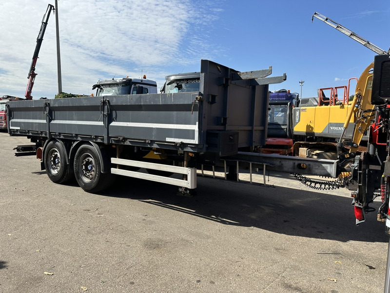 A&D ZA 18 2-AS AANHANGER - 6m50 - GROTE WIELEN - BELGISCHE PAPIEREN - LUCHTVERING / AIR SUSPENSION - Dropside/ Flatbed trailer: picture 1 A&D ZA 18 2-AS AANHANGER - 6m50 - GROTE WIELEN - BELGISCHE PAPIEREN - LUCHTVERING / AIR SUSPENSION - Dropside/ Flatbed trailer: picture 1