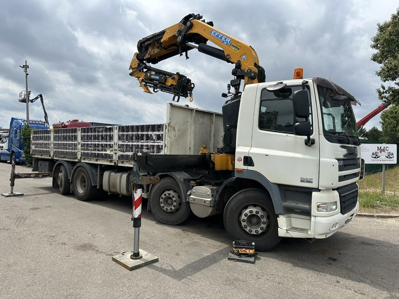 DAF CF 85.360 8x2 + CRANE (25m!) EFFER 305 6S + JIB 4S + ROTATOR - PLATORM 7m60 - LIFT + STEERING AXLE - EURO 5 - BE - Crane truck: picture 2 DAF CF 85.360 8x2 + CRANE (25m!) EFFER 305 6S + JIB 4S + ROTATOR - PLATORM 7m60 - LIFT + STEERING AXLE - EURO 5 - BE - Crane truck: picture 2