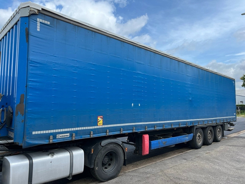 Krone 3-AXLES TRAILER - SAF DISC - LIFT + STEERING AXLE - TAILLIFT - Curtainsider semi-trailer: picture 1 Krone 3-AXLES TRAILER - SAF DISC - LIFT + STEERING AXLE - TAILLIFT - Curtainsider semi-trailer: picture 1