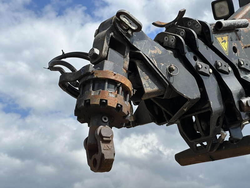 Dropside/ Flatbed semi-trailer Kwb 2-AS KRAANWAGEN + HIAB 377 E-4 HIPRO + JIB 100X-3 + RADIO + ROTATOR - SAF assen - LUCHTVERING - BELGISCHE KENTEKEN: picture 11