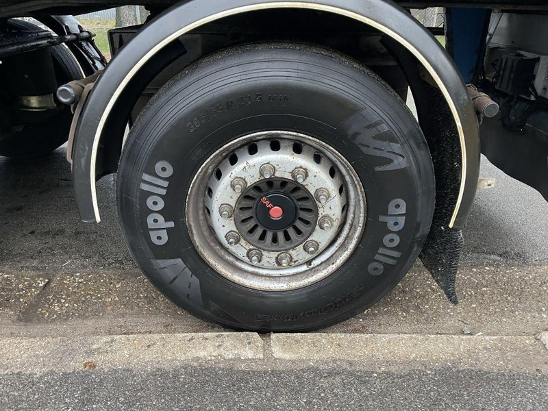 Dropside/ Flatbed semi-trailer Kwb STEENOPLEGGER KRAAN HIAB R130-F2 - 2x EXT + ROTATOR -  2x STUURASSEN - SCHIJFREMMEN - SAF ASSEN: picture 16