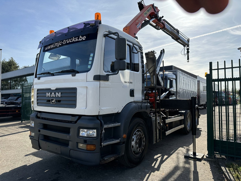 MAN TGA 33.360 6x4 HAAKSYSTEEM + KRAAN PALFINGER PK 15002 - MANUEEL - BLADVERIGN - NAAFREDUCTIE - BE TRUCK - Hook lift truck, Crane truck: picture 3 MAN TGA 33.360 6x4 HAAKSYSTEEM + KRAAN PALFINGER PK 15002 - MANUEEL - BLADVERIGN - NAAFREDUCTIE - BE TRUCK - Hook lift truck, Crane truck: picture 3