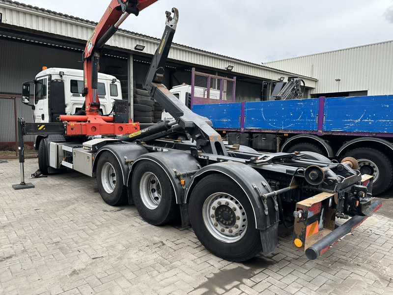 MAN TGS 35.400 8x4 TRIDEM HOOKLIFT T22 + CRANE PALFINGER PK 18001 EH + RADIO - EURO 5 - LIFT/STEERING AXLE - BE TRUCK - Hook lift truck, Crane truck: picture 4 MAN TGS 35.400 8x4 TRIDEM HOOKLIFT T22 + CRANE PALFINGER PK 18001 EH + RADIO - EURO 5 - LIFT/STEERING AXLE - BE TRUCK - Hook lift truck, Crane truck: picture 4