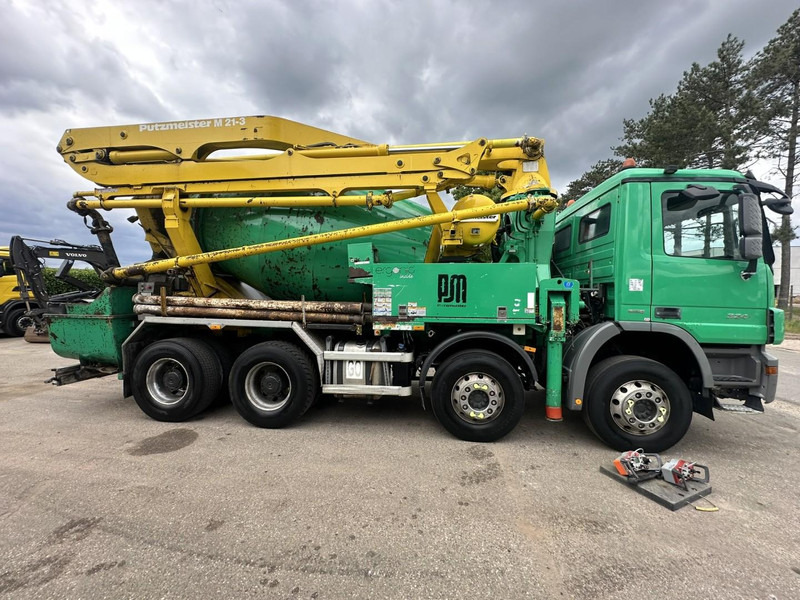 Concrete mixer truck Mercedes-Benz ACTROS 3241 8x4 PUMI PM M 21-3 (21m) Putzmeister - *238.000km* / 1586H - EPS - BLADVERING / NAAFREDUCTIE: picture 8