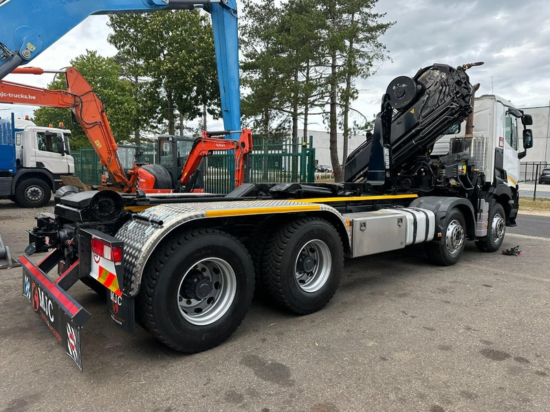 Renault C460 8x4 + (19m!) KRAN HIAB 288 E-6 HIDUO - RADIO - 5/6 F - STEEL SPRING / HUB REDUCTION - BE TRUCK - Hook lift truck, Crane truck: picture 5 Renault C460 8x4 + (19m!) KRAN HIAB 288 E-6 HIDUO - RADIO - 5/6 F - STEEL SPRING / HUB REDUCTION - BE TRUCK - Hook lift truck, Crane truck: picture 5