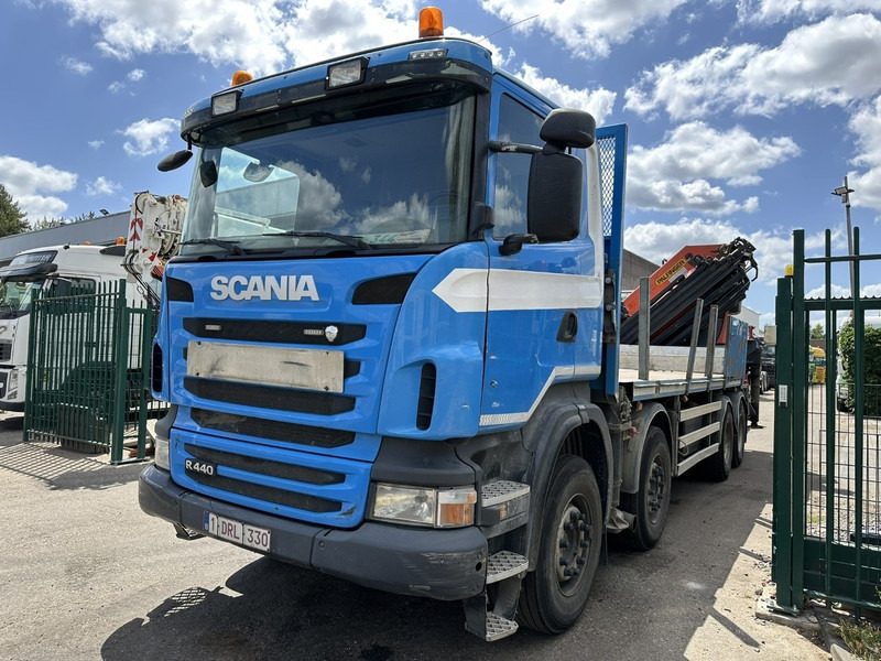 Scania G440 8x4 PRITSCHE + (25m!) KRAN PALFINGER PK78002 SH G 8x + WINCH - PLATFORM 6m25 - SCHALT - AP ACHSEN - BLATT - EURO 5 - BELGISCHE - Dropside/ Flatbed truck, Crane truck: picture 4 Scania G440 8x4 PRITSCHE + (25m!) KRAN PALFINGER PK78002 SH G 8x + WINCH - PLATFORM 6m25 - SCHALT - AP ACHSEN - BLATT - EURO 5 - BELGISCHE - Dropside/ Flatbed truck, Crane truck: picture 4