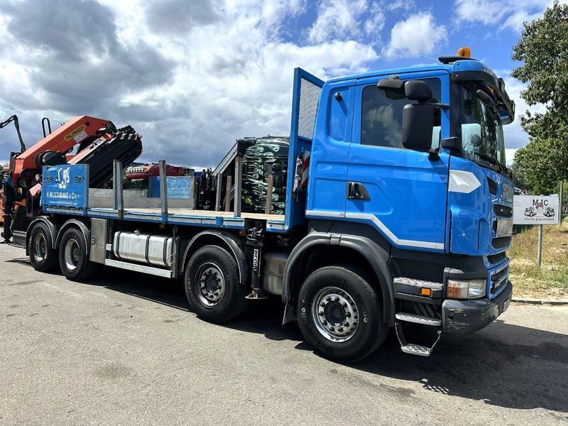 Scania G440 8x4 PRITSCHE + KRAN (26.5m!) PALFINGER PK78002 SH G 8x + 1 + WINCH - PLATFORM 6m25 - MANUAL - HUB REDUCTION - STEEL SPRING - EURO 5 - BE TRUCK - Dropside/ Flatbed truck, Crane truck: picture 1 Scania G440 8x4 PRITSCHE + KRAN (26.5m!) PALFINGER PK78002 SH G 8x + 1 + WINCH - PLATFORM 6m25 - MANUAL - HUB REDUCTION - STEEL SPRING - EURO 5 - BE TRUCK - Dropside/ Flatbed truck, Crane truck: picture 1