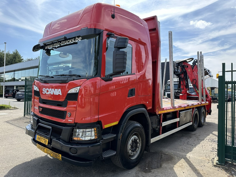 Scania G500 XT 6x4 WOOD / TIMBER / HOLZ CRANE PALFINGER EPSILON Q150Z + RETARDER - FULL AIR SUSP. - BE TRUCK - Dropside/ Flatbed truck, Crane truck: picture 3 Scania G500 XT 6x4 WOOD / TIMBER / HOLZ CRANE PALFINGER EPSILON Q150Z + RETARDER - FULL AIR SUSP. - BE TRUCK - Dropside/ Flatbed truck, Crane truck: picture 3