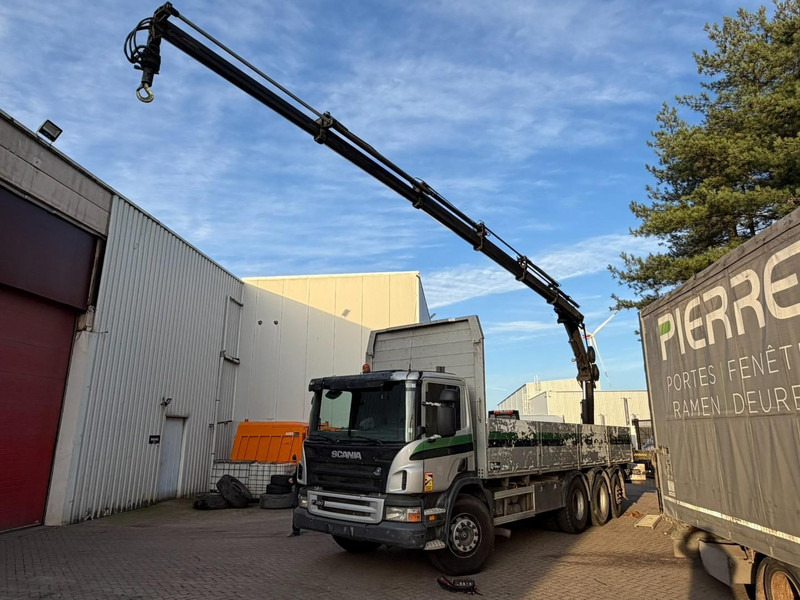 Scania P380 8x4 TRIDEM + CRANE HIAB 166 ES-5 HIPRO - ROTATOR + RADIO - 7m60 PLATFORM - MANUAL - LIFT + STEERING AXLE - Crane truck: picture 4 Scania P380 8x4 TRIDEM + CRANE HIAB 166 ES-5 HIPRO - ROTATOR + RADIO - 7m60 PLATFORM - MANUAL - LIFT + STEERING AXLE - Crane truck: picture 4