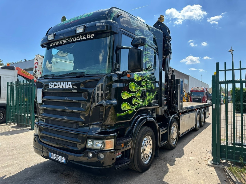 Scania R620 8x2 + CRANE HIAB 800 EP-5 HIPRO - RETARDER - LIFT/STEERING AXLE - HIGHLINE SLEEPER - LEATHER - ALCOA - Crane truck: picture 4 Scania R620 8x2 + CRANE HIAB 800 EP-5 HIPRO - RETARDER - LIFT/STEERING AXLE - HIGHLINE SLEEPER - LEATHER - ALCOA - Crane truck: picture 4