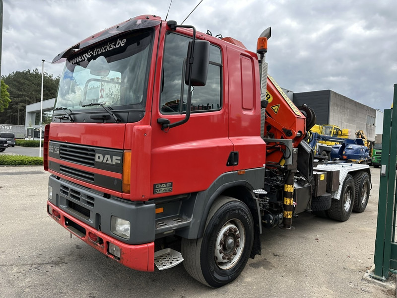 DAF 85 CF 430 6x4 TRACTOR + CRANE PK 32.000 F (7x) + WINCH - EURO 2 - MANUAL ZF - HUB REDUCTION / STEEL SPRING - BE TRUCK - Tractor unit: picture 3 DAF 85 CF 430 6x4 TRACTOR + CRANE PK 32.000 F (7x) + WINCH - EURO 2 - MANUAL ZF - HUB REDUCTION / STEEL SPRING - BE TRUCK - Tractor unit: picture 3