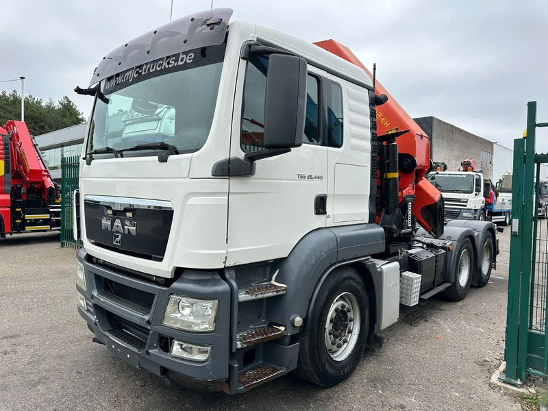 MAN TGS 26.440 6X4 SZM + (22m) KRAN PALFINGER PK62002 E 6x H + 1ME - RETARDER - EURO 5 - BE TRUCK - Tractor unit: picture 3 MAN TGS 26.440 6X4 SZM + (22m) KRAN PALFINGER PK62002 E 6x H + 1ME - RETARDER - EURO 5 - BE TRUCK - Tractor unit: picture 3