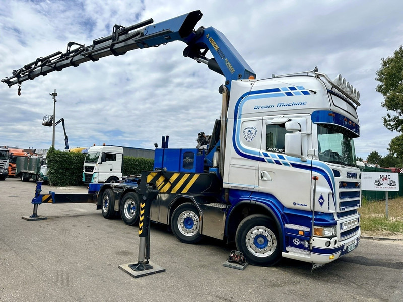 Scania R500 8x2 ZSM + KRAN 100Tm! PALFINGER PK100002 G 8x + 1 ME - RETARDER - ALCOA DURA BRIGHT - LIFT + STEERING - 5/6 HYDR F - TÜV 05/2026 - TOP CONDITION - Tractor unit: picture 2 Scania R500 8x2 ZSM + KRAN 100Tm! PALFINGER PK100002 G 8x + 1 ME - RETARDER - ALCOA DURA BRIGHT - LIFT + STEERING - 5/6 HYDR F - TÜV 05/2026 - TOP CONDITION - Tractor unit: picture 2
