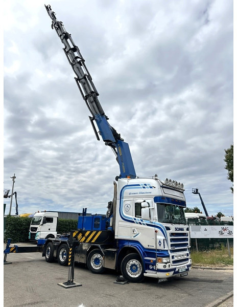 Scania R500 8x2 ZSM + KRAN 100Tm! PALFINGER PK100002 G 8x + 1 ME - RETARDER - ALCOA DURA BRIGHT - LIFT + STEERING - 5/6 HYDR F - TÜV 05/2026 - TOP CONDITION - Tractor unit: picture 5 Scania R500 8x2 ZSM + KRAN 100Tm! PALFINGER PK100002 G 8x + 1 ME - RETARDER - ALCOA DURA BRIGHT - LIFT + STEERING - 5/6 HYDR F - TÜV 05/2026 - TOP CONDITION - Tractor unit: picture 5