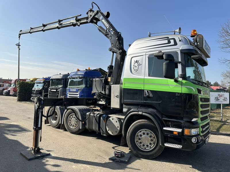 Scania R500 V8 6x2 TRACTOR + CRANE MKG HLK 231 HP (23tm) - 4x HYDR - RADIO - RETARDER - MANUAL - LIFT + STEERING AXLE - Tractor unit: picture 2 Scania R500 V8 6x2 TRACTOR + CRANE MKG HLK 231 HP (23tm) - 4x HYDR - RADIO - RETARDER - MANUAL - LIFT + STEERING AXLE - Tractor unit: picture 2