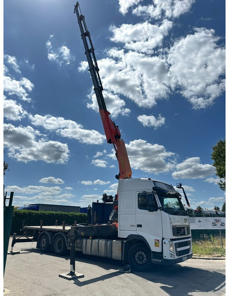 Volvo FH 500 6X2 + CRANE PALFINGER PK50002 E 5x - RETARDER - PLATFORM 6m20 - TWISTLOCKS 20' - 561.000km - EURO 5 - Crane truck: picture 4 Volvo FH 500 6X2 + CRANE PALFINGER PK50002 E 5x - RETARDER - PLATFORM 6m20 - TWISTLOCKS 20' - 561.000km - EURO 5 - Crane truck: picture 4