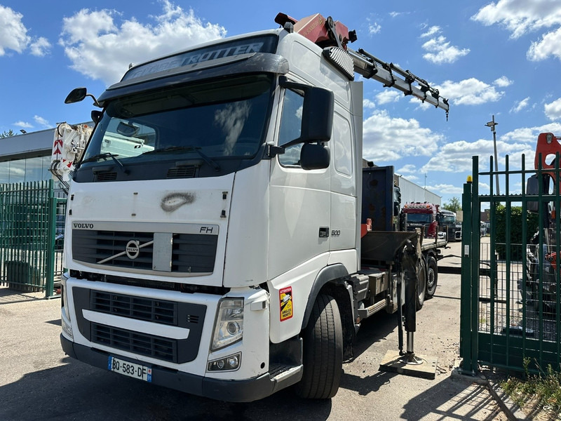 Volvo FH 500 6X2 + CRANE PALFINGER PK50002 E 6x - RETARDER - PLATFORM 6m20 - TWISTLOCKS 20' - 561.000km - EURO 5 - Crane truck: picture 3 Volvo FH 500 6X2 + CRANE PALFINGER PK50002 E 6x - RETARDER - PLATFORM 6m20 - TWISTLOCKS 20' - 561.000km - EURO 5 - Crane truck: picture 3