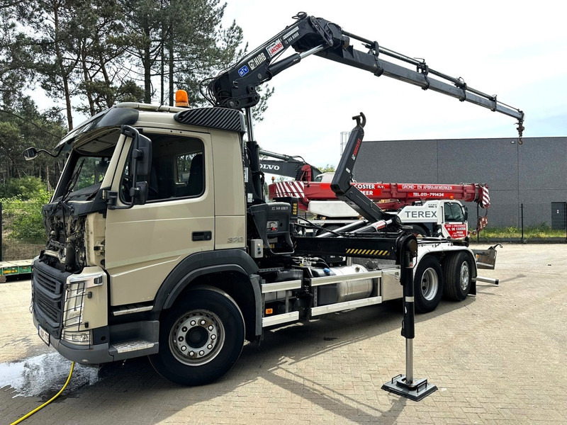 Volvo FM 370 6x2 HOOKLIFT 21T + CRANE HIAB 144 E-4 HIDUO - ENGINE / GEARBOX OK - CHASSIS OK - RUNNING + DRIVING - BE TRUCK - Hook lift truck, Crane truck: picture 3 Volvo FM 370 6x2 HOOKLIFT 21T + CRANE HIAB 144 E-4 HIDUO - ENGINE / GEARBOX OK - CHASSIS OK - RUNNING + DRIVING - BE TRUCK - Hook lift truck, Crane truck: picture 3