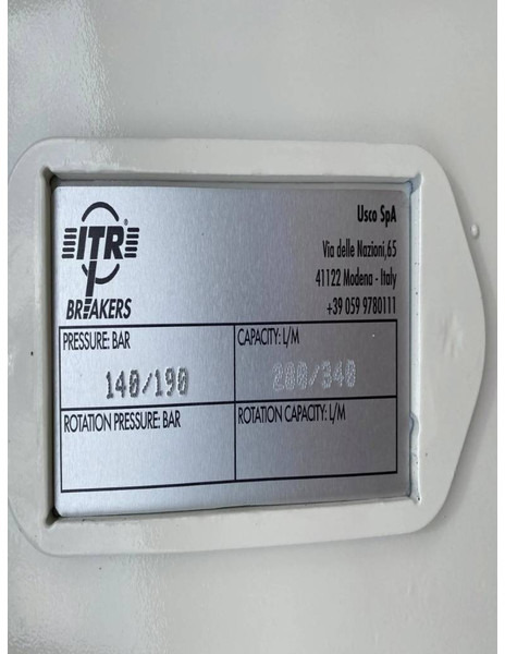 ITR UNH177 - Hydraulic hammer for Construction machinery: picture 4 ITR UNH177 - Hydraulic hammer for Construction machinery: picture 4