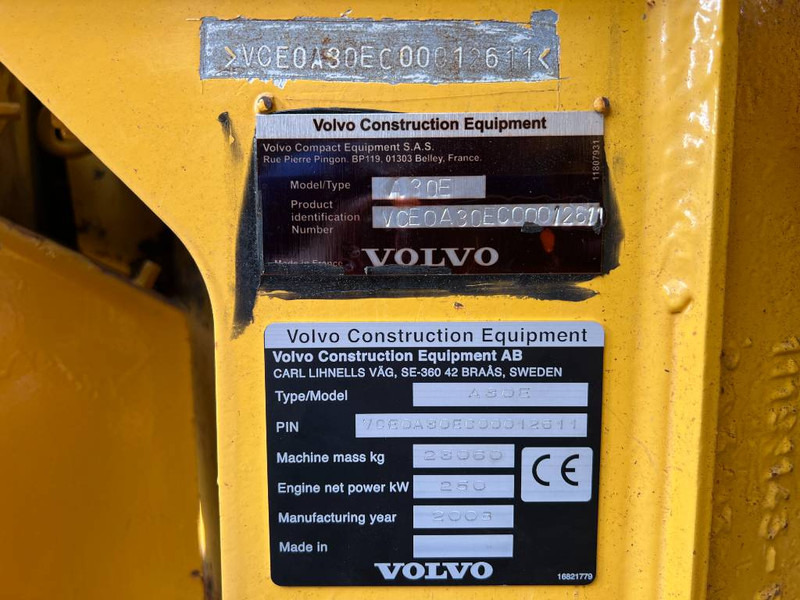Volvo A30E - Articulated dumper: picture 2 Volvo A30E - Articulated dumper: picture 2