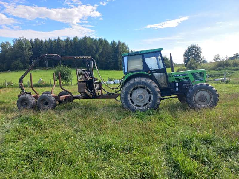 Deutz 6806 + Farma T6 - Farm tractor, Forestry trailer: picture 2 Deutz 6806 + Farma T6 - Farm tractor, Forestry trailer: picture 2