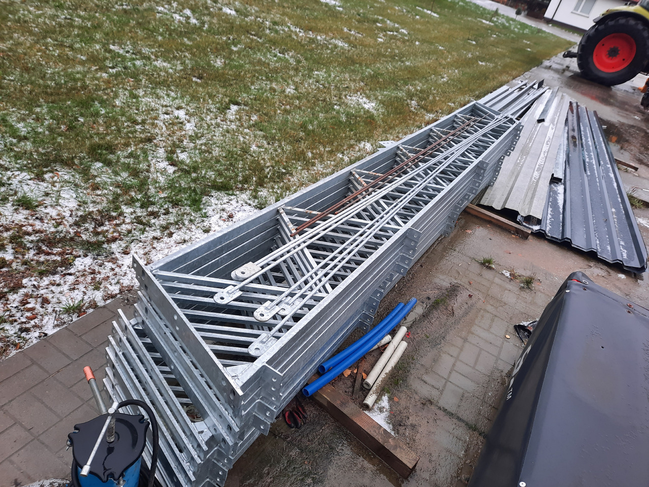 Konstrukcja hali / wiaty stalowej 8 m x 5 m (40 m2) ocynkowana NOWA - Construction equipment: picture 2 Konstrukcja hali / wiaty stalowej 8 m x 5 m (40 m2) ocynkowana NOWA - Construction equipment: picture 2