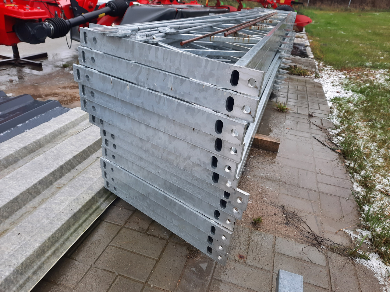 Konstrukcja hali / wiaty stalowej 8 m x 5 m (40 m2) ocynkowana NOWA - Construction equipment: picture 3 Konstrukcja hali / wiaty stalowej 8 m x 5 m (40 m2) ocynkowana NOWA - Construction equipment: picture 3