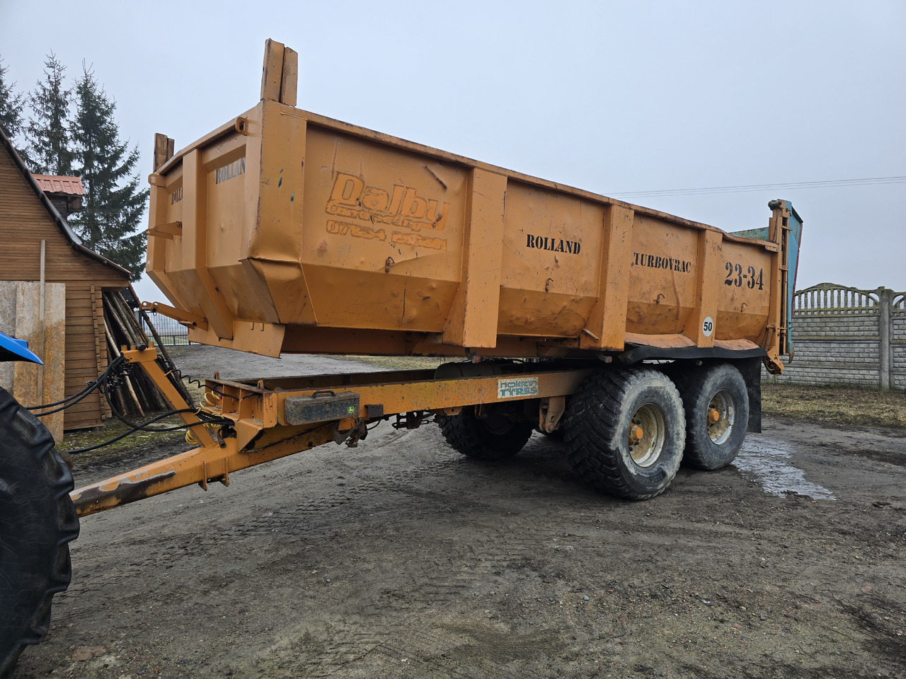 ROLLAND TURBOVRAC 23-34 - Farm tipping trailer/ Dumper: picture 1 ROLLAND TURBOVRAC 23-34 - Farm tipping trailer/ Dumper: picture 1