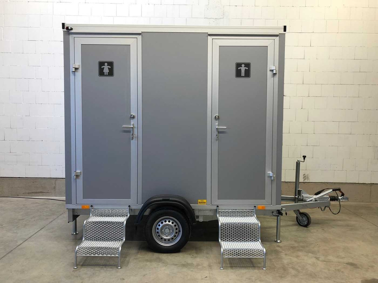 ROSEMEIER VE 1 Damen, 1 Herren, U SILVER Toilettenanhänger - Construction container, Trailer: picture 4 ROSEMEIER VE 1 Damen, 1 Herren, U SILVER Toilettenanhänger - Construction container, Trailer: picture 4
