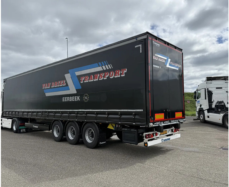 Krone 3-Assige schuifzeilen + schuifdak / hardhouten vloer/ NIEUW STAAT!!!!!!!!!!!! - Curtainsider semi-trailer: picture 2 Krone 3-Assige schuifzeilen + schuifdak / hardhouten vloer/ NIEUW STAAT!!!!!!!!!!!! - Curtainsider semi-trailer: picture 2