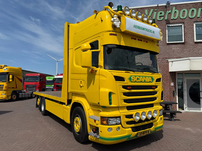 Scania R500 V8 R500 V8 6X2/4 Kooiaapaansluiting/Retarder/Stuuras/Showtruck/TOP NL TRUCK - Dropside/ Flatbed truck: picture 1 Scania R500 V8 R500 V8 6X2/4 Kooiaapaansluiting/Retarder/Stuuras/Showtruck/TOP NL TRUCK - Dropside/ Flatbed truck: picture 1