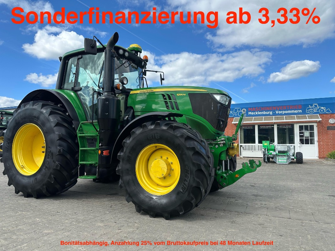 John Deere 6195M CommandQuad ECO FKH FZW - Farm tractor: picture 1 John Deere 6195M CommandQuad ECO FKH FZW - Farm tractor: picture 1
