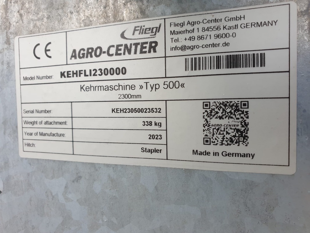 Fliegl KEHRMASCHINE TYP 500 - Mower: picture 2 Fliegl KEHRMASCHINE TYP 500 - Mower: picture 2
