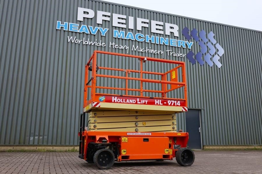 Holland Lift Ecostar HL-9714 Electric, 12m Working Height, 325k - Scissor lift: picture 1 Holland Lift Ecostar HL-9714 Electric, 12m Working Height, 325k - Scissor lift: picture 1