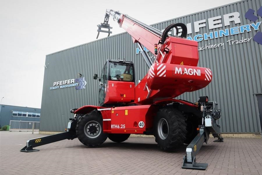 Telescopic handler Magni RTH 6.25 Valid inspection, *Guarantee! 6t Cap. 25m: picture 8
