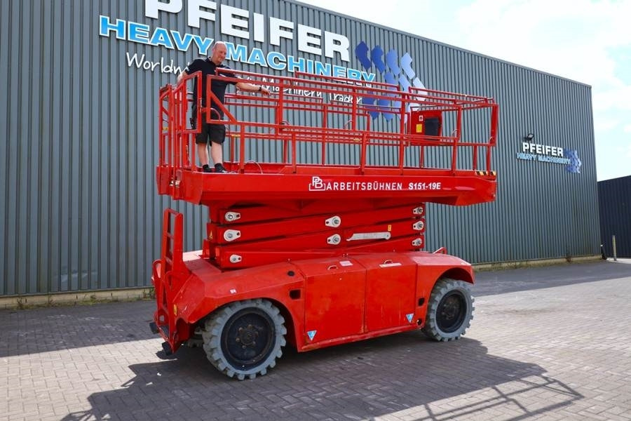Scissor lift PB LIFT S151-19E 4x4 Electric, 4x4 Drive, 15m Working: picture 6